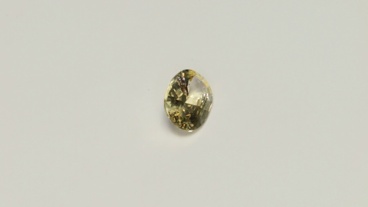 0.824 Carat Yellow Sapphire Very Good Cut Oval 7 x 5 mm Calibrated Heated Loose Stone