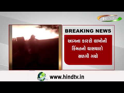 રાપરના ગાગોદરમાં મોડી રાતે લાગી ભીંસણ આગ