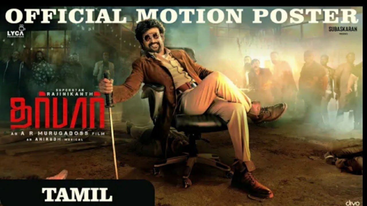 DARBAR (Tamil) - Motion Poster  Review  | Rajinikanth | A.R.Murugadas | Anirudh | Subaskkaran
