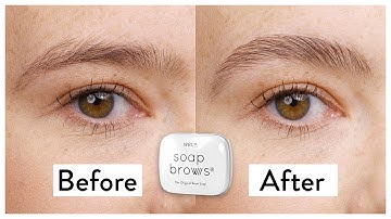 FLUFFY BROWS For Beginners | Soap Brows Tutorial