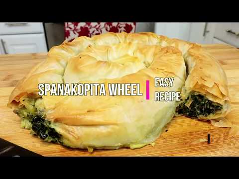 easy-spanakopita-wheel-recipe---how-to-make-spanakopita-|-greek-spinach-pie