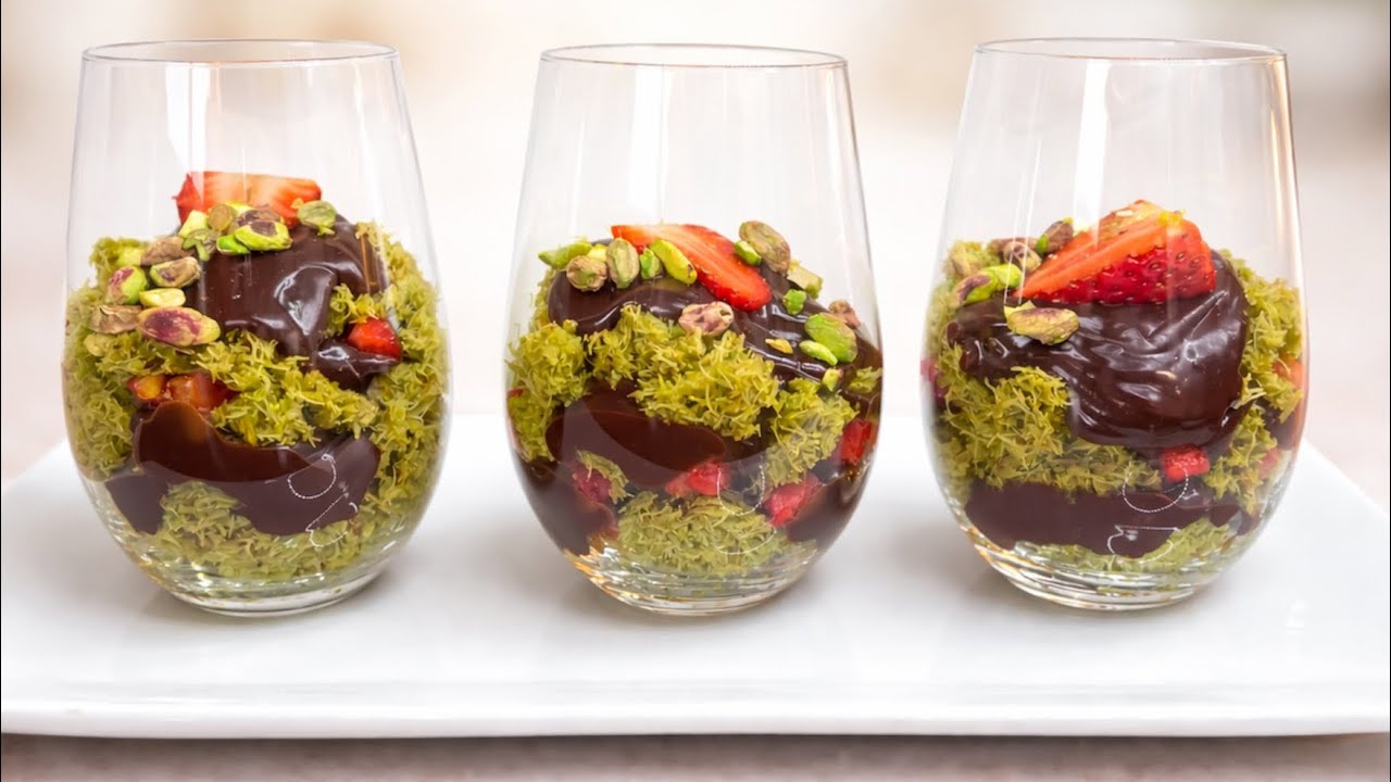 Дубайская клубника 🍓🍫 | Простой, быстрый и вирусный десерт 🤯