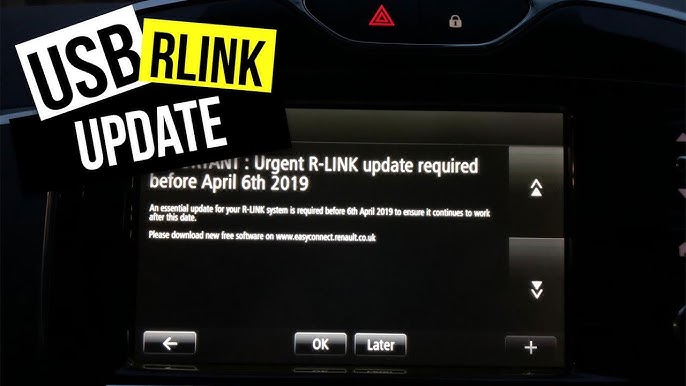 How To Update Your Renault R-Link Firmware Before 6 April Tomtom Satnav  Navigation Update - Youtube