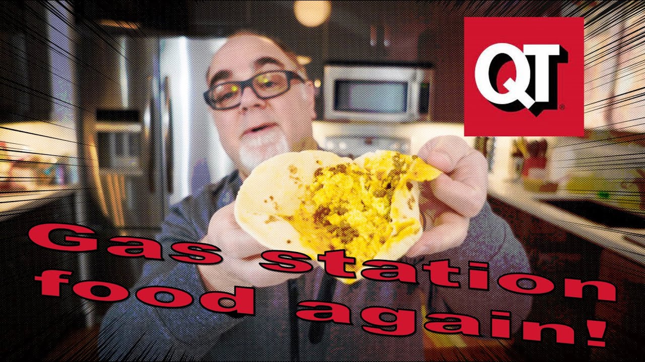 I'm Gordon, Today I'm eating Gas Station Breakfast Tacos! QT
