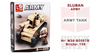 Sluban Tank Speedbuild Army Series M38-B0587B