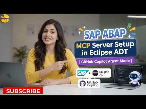 ABAP MCP Server in Eclipse ADT | AI Writes ABAP Code with GitHub Copilot