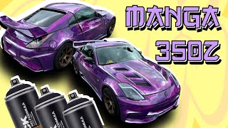 Manga Cartoon Nissan 350z Paint Job