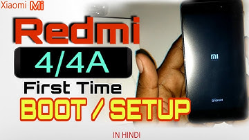 Xiaomi Redmi 4A First Boot Up And Setup