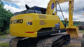 ใหม่ถอดด้าม NEW SUMITOMO SH1306 ลงเมืองภูเขาไฟ พาดู เครื่อง ปั้ม แพร์เก่งช่วงล่าง excavator ep.9660