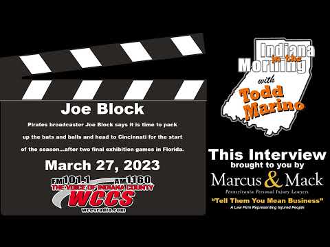 Indiana in the Morning Interview: Joe Block (3-27-23)