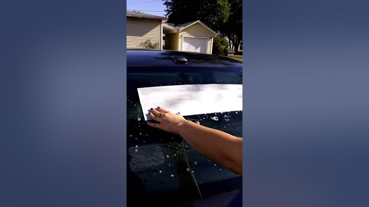 How to Apply Vinyl Decals using the Wet Application Method YouTube