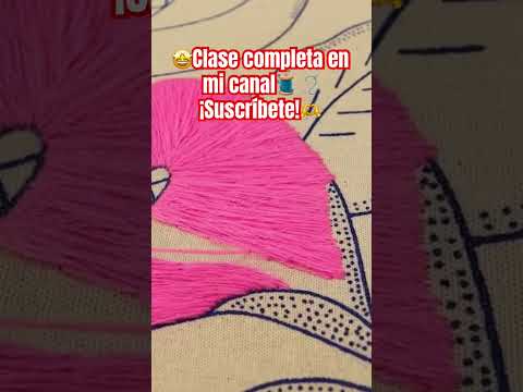Bordado fantasía #embroidery #bordandoarte #embroideryart #puntadas #embroidered #bordado #handmade