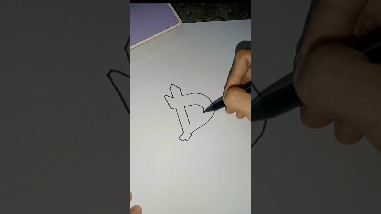 graffiti tutorial letter D 