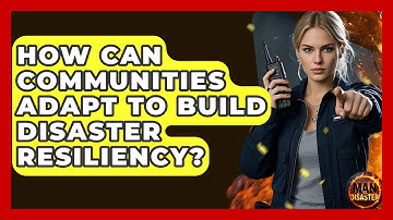 How Can Communities Adapt To Build Disaster Resiliency? - Man vs. Disaster