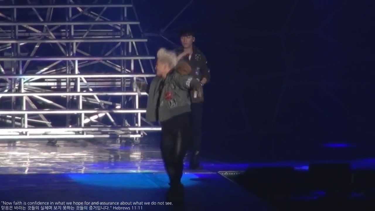 140124 - TAEYANG - Fool only tears 눈물뿐인 바보 - Bigbang concert in Seoul - day 1