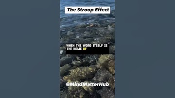 The Stroop Effect #shorts #short #psychology #psychologyfacts