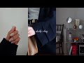vlog | 社会人の日常🧣新しいコートの購入品・ネイル・美容day・プチ模様替え・日々の暮らし