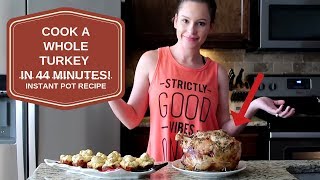 Fastest way to cook a turkey! easy instant pot turkey recipe!