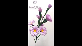 DIY Peacook Paper Flowers Simple and Easy #short #diy