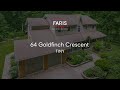 64 Goldfinch Crescent, Tiny | Home for Sale | Faris Team