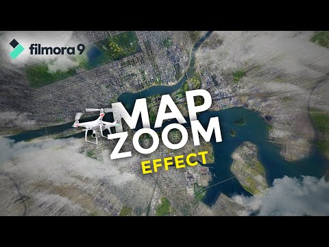 Cara Edit Video Map Zoom Effect | FILMORA TUTORIAL #10