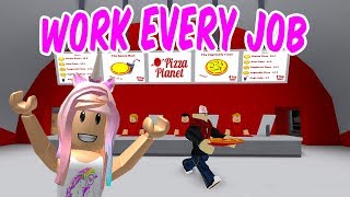 ROBLOX Bloxburg Work Every Job Challenge
