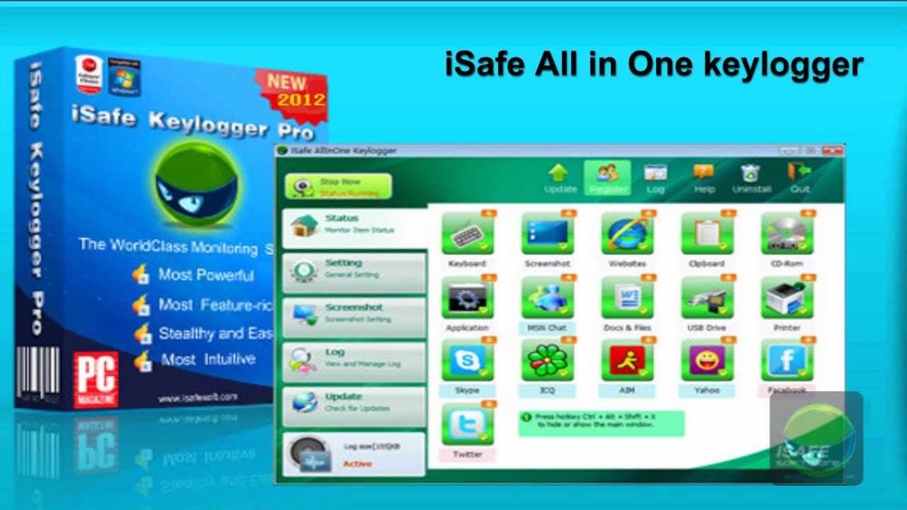 How to get help from isafe or how to quit isafe all in one keylogger
