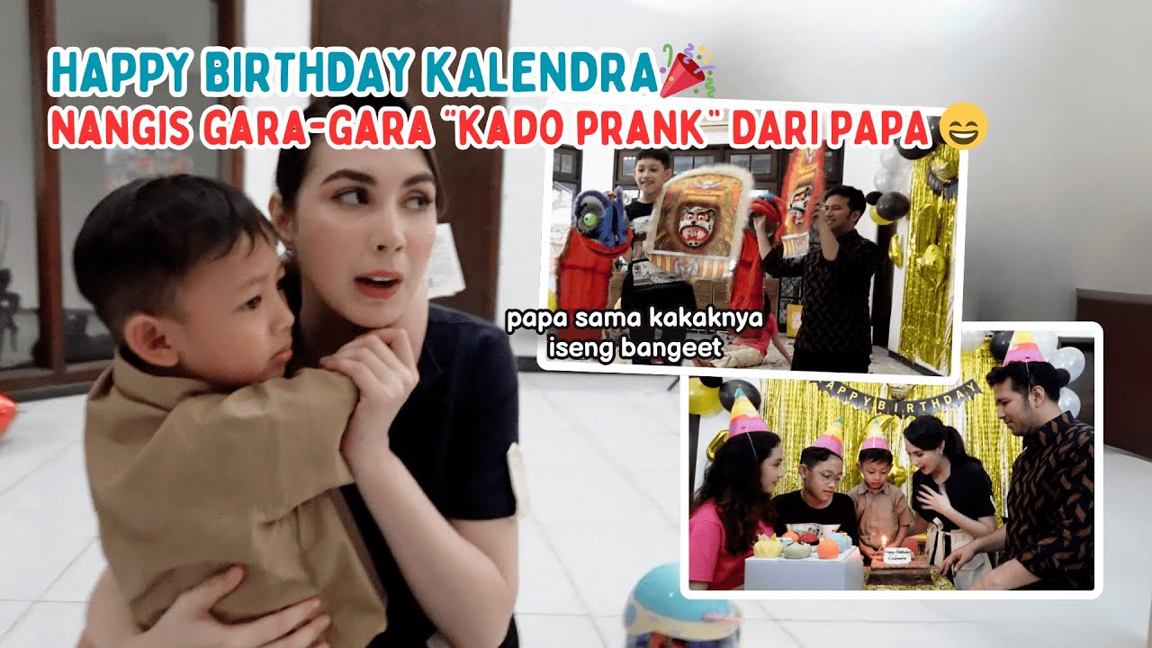 ULANG TAHUN KALE KE-4, DIPRANK KADO BARONGSAI MALAH NANGIS 😄| Arumi Bachsin