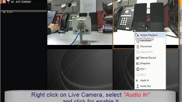 Standalone NVR XNR-4200 Demo 5-7: Audio-in and Audio-out