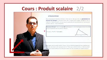 1eSpé - Cours : Produit scalaire - 2/2