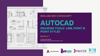 AutoCAD - DRAWING TOOLS /PART 1 #Traning/03 #ENGLISH #BIMLABS