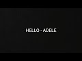 (RAW VERSION) HELLO - ADELE COVER