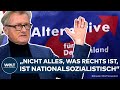 RECHTSEXTREMISMUS: "Grüne haben sehr viel dazu beigetragen, dass die AfD so stark geworden ist"