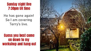 Sunday Live, yep he has gone again! 7:30 UK Time