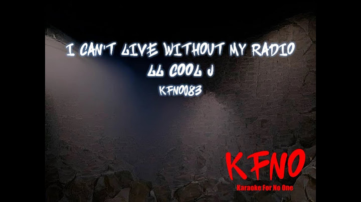 I Can’t Live Without My Radio Instrumental version - Instrumental performance video thumbnail