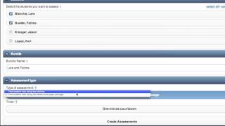 Creating Bundle Assessments screenshot 5