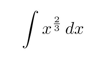 Integral of x^(2/3)