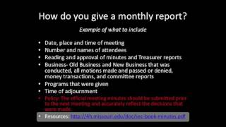 4-H Secretary Training Part 1 - Overview Of Policies