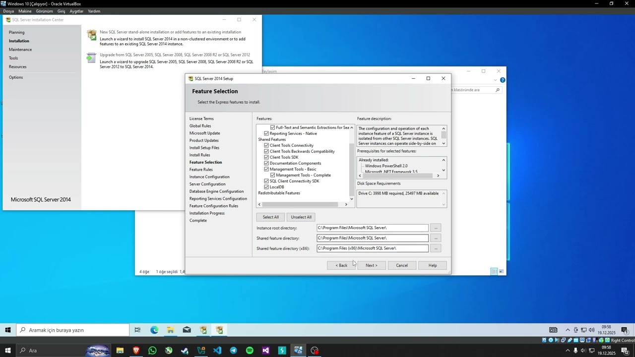 SQL Server 2014 İndirme ve Kurulum