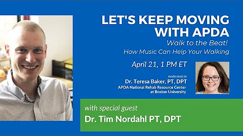 Let’s Keep Moving With APDA: Walk to the Beat! How Music Can Help Your Walking