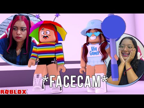 JOGANDO MARRETÃO COM FACECAM! (Roblox) 