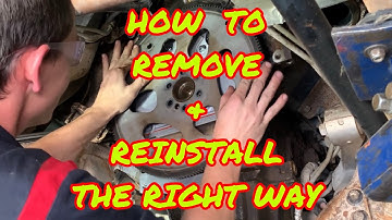 How to Remove & reinstall rear main seal & rear cover gasket.