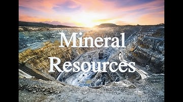 Mineral Resources # Mineral and Energy Resources # Geography # CBSE/ ICSE # Class - X and XII