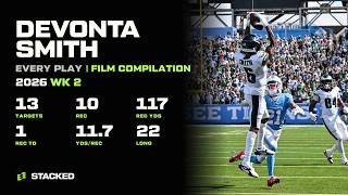 DeVonta Smith: Every Touch of 2026 Week 2 | Full Film Compilation