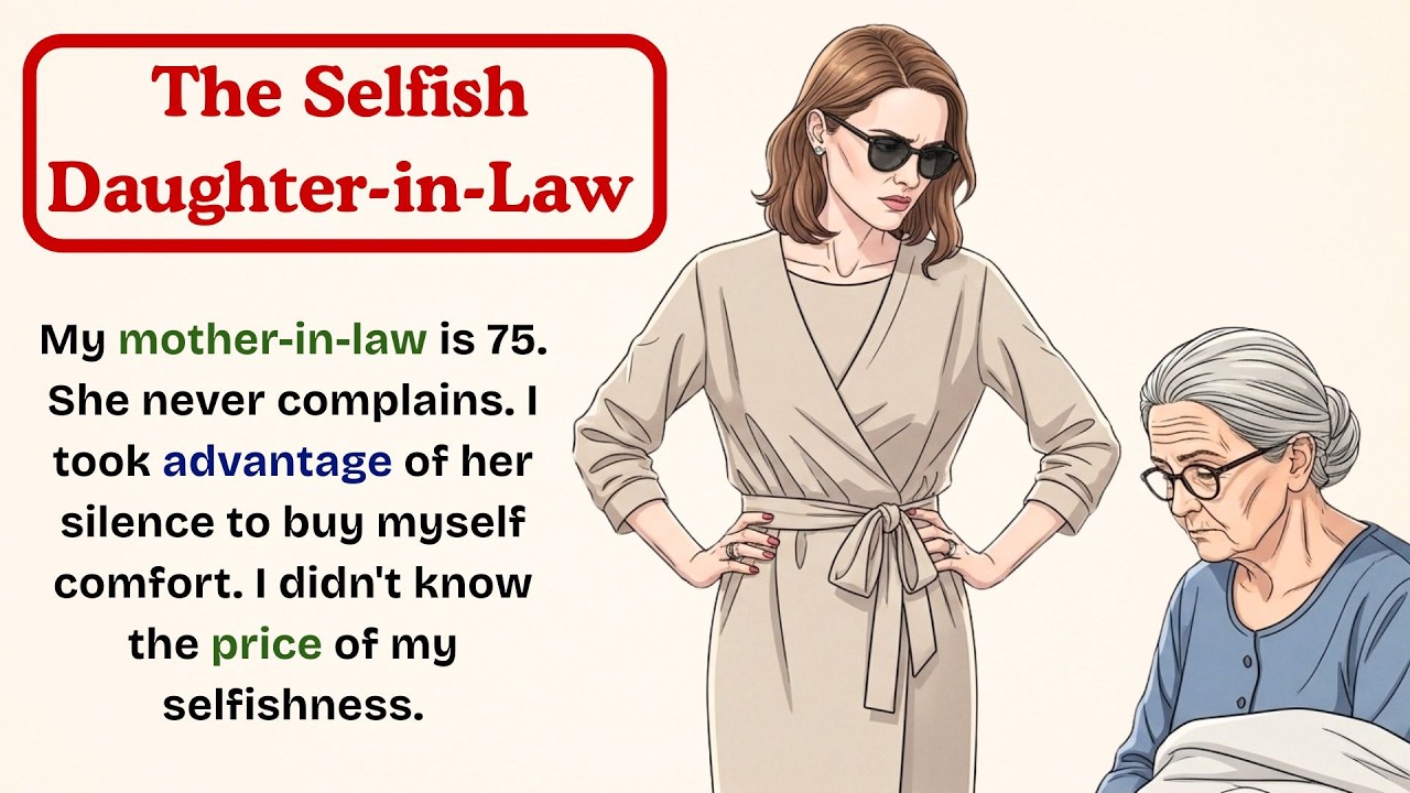 Learn English with Stories ⭐ | The Selfish Daughter-in-Law | English Listening Practice