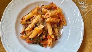 المعكرونة صحية على الطريقة الإيطالية(ليباط) la pasta con rucola