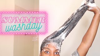 Summer Wash Routine that Grew My hair in High School!