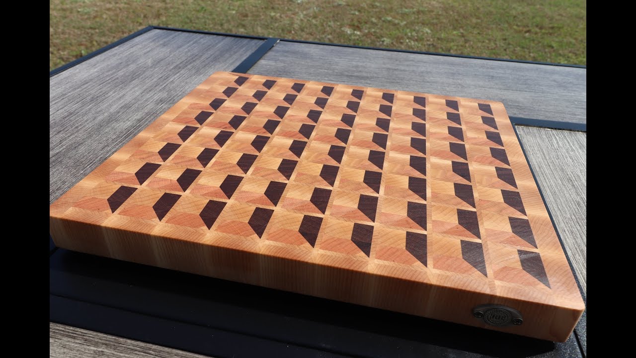 Making one of MTM Wood's 3D End Grain Cutting Board 