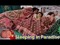 Nomadic peace akram and her children experience a heavenly sleeping