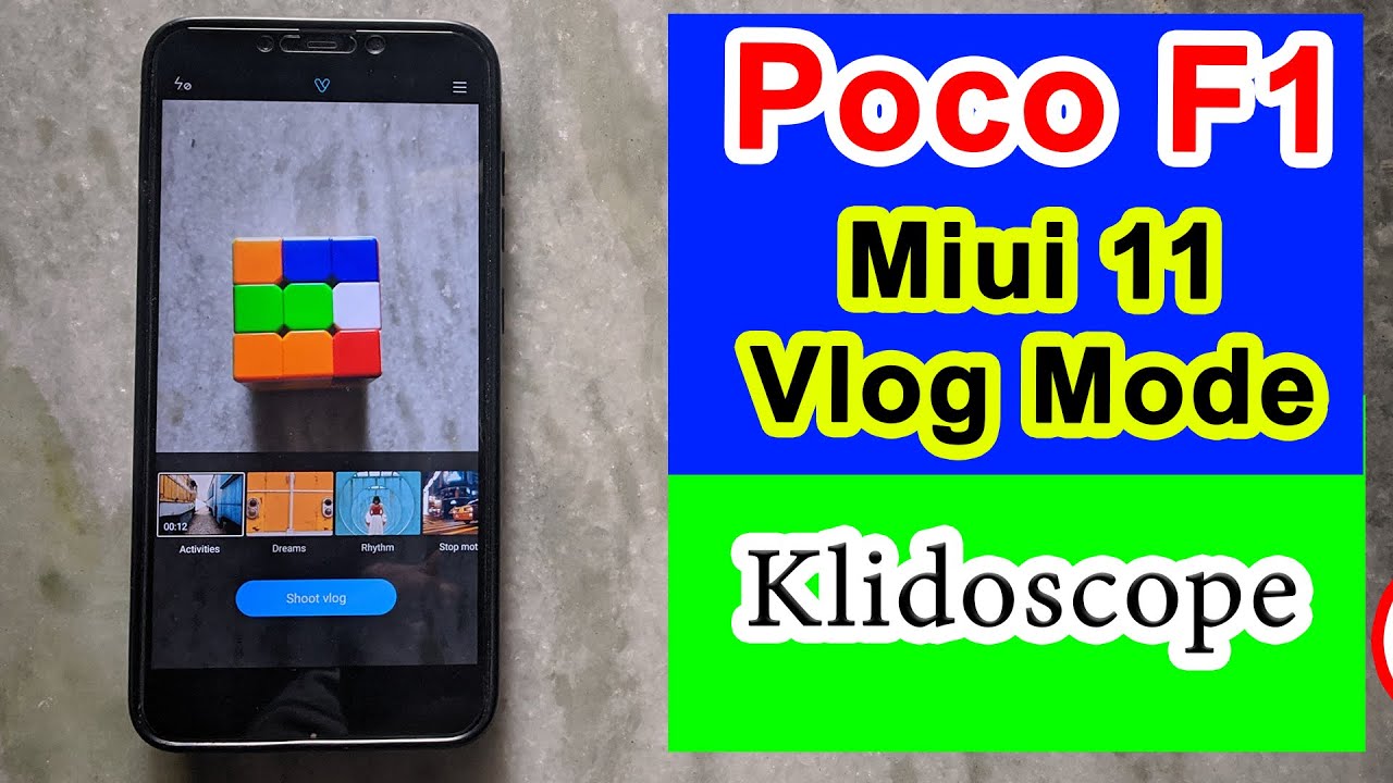 Miui 11 New Update Vlog mode in Camera  